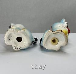 Kitschy Anthropomorphic Kitty Cat Salt Pepper Shakers Relco Japan Vintage