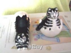 Kliban Cat Salt And Pepper Shaker Hatched From An Egg