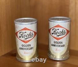 Kochs Golden Anniversary Beer Vintage Salt And Pepper Shakers Collectors Item