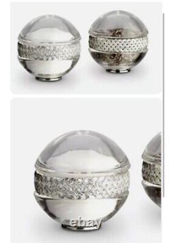 L'OBJET Jewels Salt & Pepper (Set of 2) Platinum New with orjinal box