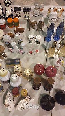 LARGE LOT 80+ Pair of Vintage Quality SALT & PEPPER SHAKERS