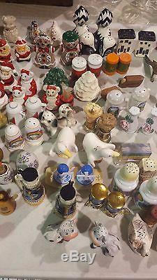 LARGE LOT 80+ Pair of Vintage Quality SALT & PEPPER SHAKERS