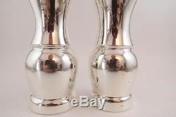 LARGE TIFFANY & CO STERLING SALT AND PEPPER GRINDER SET 5.75 EXC COND NO MONO