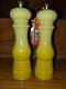 Le Creuset Soleil Yellow Salt And Pepper Mill new