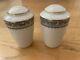 Lenox Autumn Salt and Pepper shakers withgold rim NEVER USED