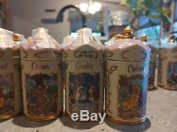 Lenox Walt Disney Spice Jar Collection With Salt And Pepper Shakers 24 pieces