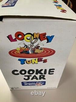 Looney Tunes TAZ Cookie Jar & Salt & Pepper Shaker S F 49ers 1994 NIB