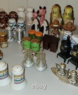 Lot of 25 Vintage Salt and Pepper Shaker Sets Collection From Around The World