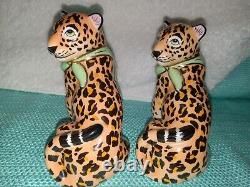 Lynn Chase Cheetah Salt N Pepper Shakers