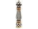 Mackenzie Childs COURTLY CHECK Wood HAND PAINTED 10 PEPPER MILL NEW $165