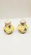 Mackenzie Childs Dicontinued Buttercup Pattern Salt & Pepper Shakers