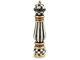 Mackenzie Childs Retired COURTLY CHECK Wood Hand Painted 10 PEPPER MILL m20-j