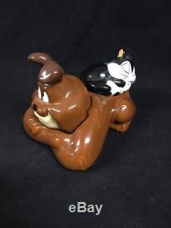 Marc anthony & pussyfoot salt and pepper shakers Looney Tunes WB Mint Warner SG1