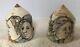 Mary Lou Higgins salt and pepper shakers with painted faces