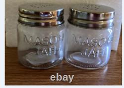 Mason Salt And Pepper Shakers