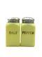 McKee Seville Yellow Salt and Pepper Shakers