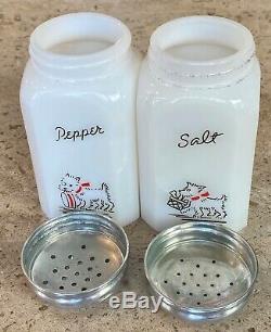 McKee Tipp City Moxie Westie Dog Large Salt & Pepper Range Shakers Set