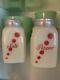 Mckee Custard Red Dot Roman Arch Salt And Pepper Shakers-early Rare Marking