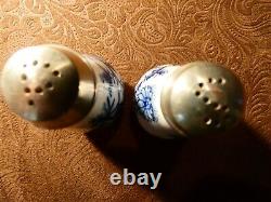 Meissen Salt and Pepper Shakers approximatly 2 3/4 Inches Tall