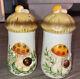 Merry Mushroom Salt And Pepper Shakers Sears Roebuck Co 1977 MCM 70's Kitchen