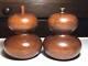 Mid Century Tre Spade Teak Salt and Pepper Set