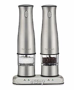 Mill Grinder Electric Salt Pepper Stainless Steel Spice Shaker Rechargeable New