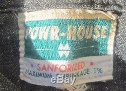 Minty 40s Vintage Salt & Pepper Denim Chambray Powr-house Sanforized Work Shirt