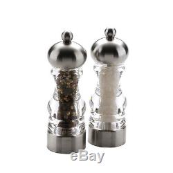 Miu France Stainless Steel and Acrylic Salt and Pepper MillSet of 2Overstock Sto