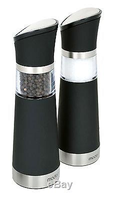 Modernhome Gravity-Activated Electric Salt and Pepper Mill Set