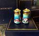 Moorcroft Enamels Claremont Miniature Salt And Pepper