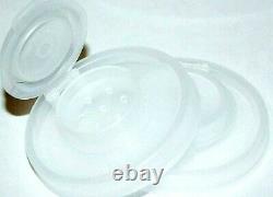 NEW Tupperware LARGE 6 Salt & Pepper Shakers Hourglass Vintage USA NOS