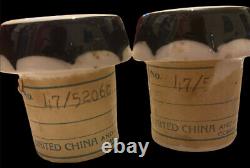 Native American boy chief 3 piece Salt and Pepper Shakers RARE Vintage 1950's