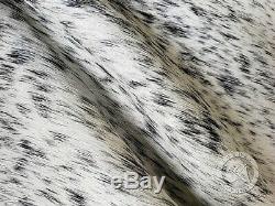 New Brazilian Cowhide Rug Leather SALT AND PEPPER 6'x8' Cow Hide