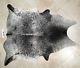 New Cowhide Rug Salt & Pepper Brazilian Leather Hair-on Exotic All Areas