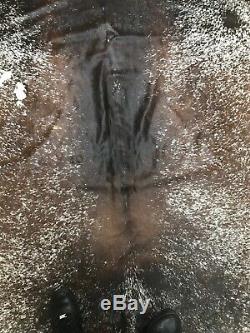 New Extra Large Tricolor Salt and pepper cowhide rug size 91x99inches AU-1427