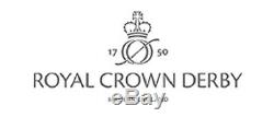 New Royal Crown Derby 1st Quality Old Imari Solid Gold Band Salt & Pepper Pot