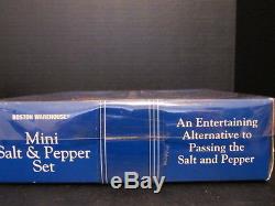 New in Box Boston Warehouse Set of 6 Mini Vegetable Salt & Pepper Shakers