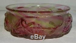 Northwood USA Royal Ivy Rainbow Spatter Crackle Salt & Pepper withBerry Bowl