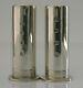 Novelty Solid Silver Shotgun Shell Case Salt & Pepper Pots Shooting