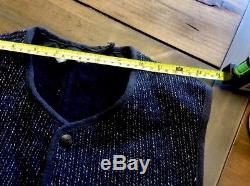 ORIGINAL VINTAGE RARE BROWN'S BEACH Mens Vest Jacket Salt & Pepper Tweed 42