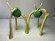 One of a kind Sculptural Art Pottery Salt & Pepper by Jack Rotar Strange Aliens