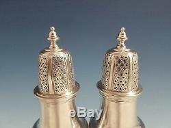 Pair of Classic Asprey of London Sterling Silver Salt and Pepper Shakers