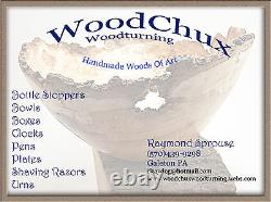 Pepper Mill Grinder & Salt Shaker Bocote Wood Wooden Handmade SEE VIDEO 708