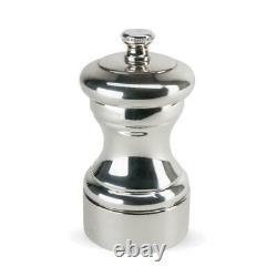 Peugeot Mignonnette Pepper Mill Metal refined with real Silver Silvered 13.5 cm