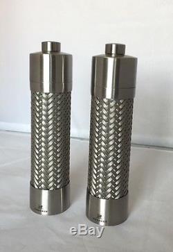 Peugeot Tresses Stainless Steel Braided Pepper Mill and Salt Mill
