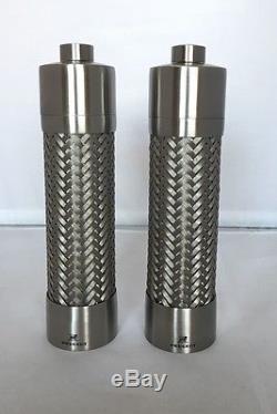 Peugeot Tresses Stainless Steel Braided Pepper Mill and Salt Mill
