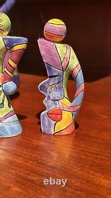 Picasso Style Pitcher-Salt & Pepper Shakers Stunning Art 4 Unique Christmas Gift