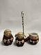 Porcelain Friars Salt & Pepper Set by Fratelli Niccacci for Deruta, Set of 3