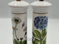 Portmeirion BOTANIC GARDEN Salt & Pepper Mills / Grinders Daisy, Blue Primrose