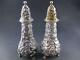 Pr Sterling STIEFF Salt & Pepper Shakers STIEFF ROSE Repousse floral